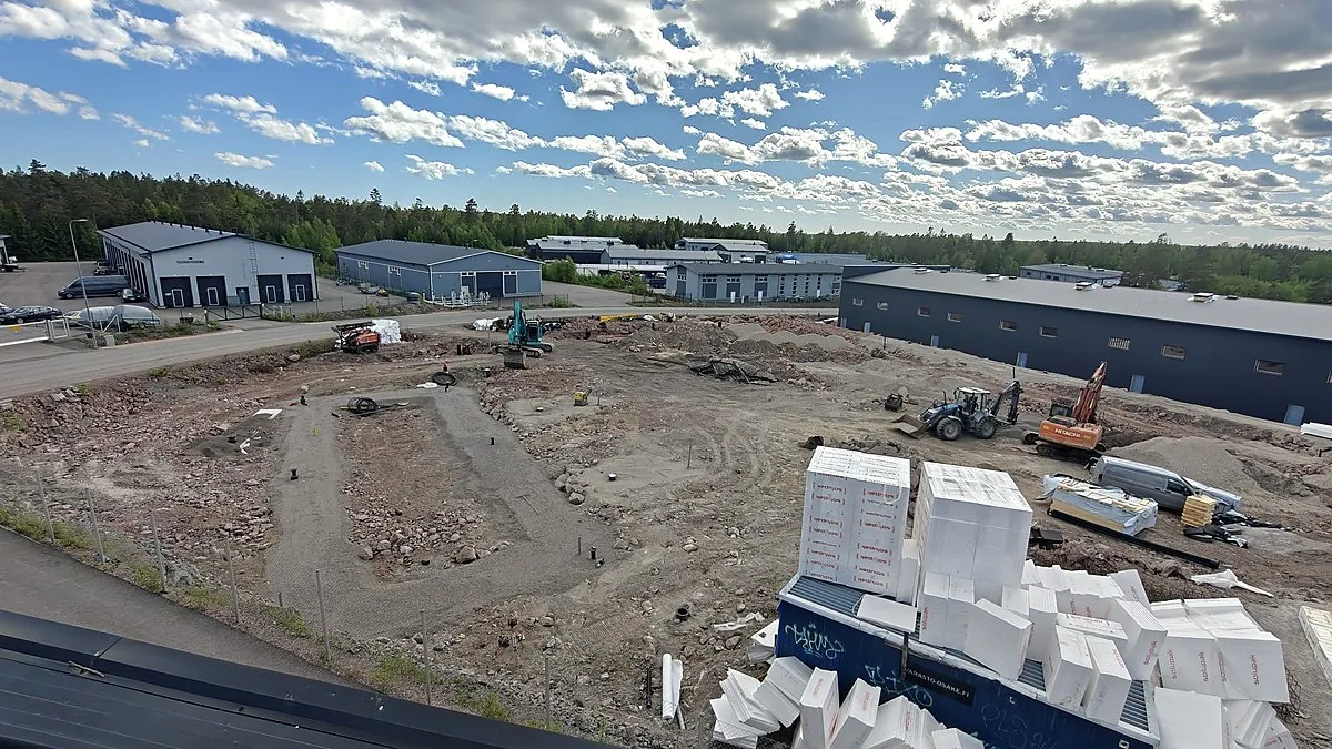 Pinnasetööd – õhufoto