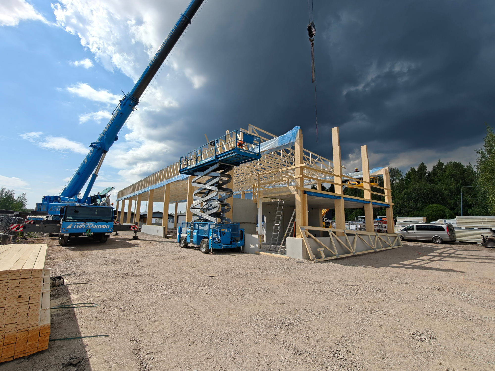 Varastotilojen rakentaminen